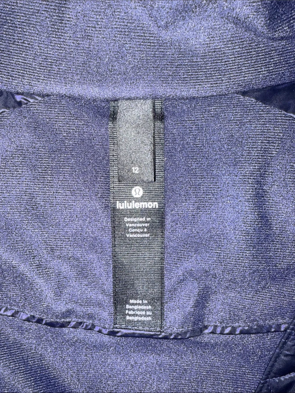 lululemon athletica Deep Purple Hooded Quilted Long Puffer